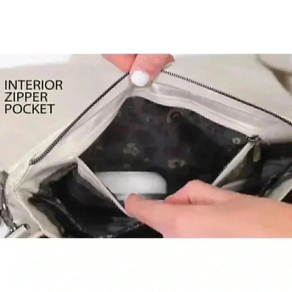 LUG Huddle Shoulder Bag / Purse/ Handbag - Metallic Black - Picture 13 of 15